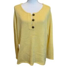 Lands End Top Women's Size XL 18 Floral Pink Lightweight Smocked Short Sleeve